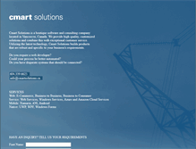 Tablet Screenshot of cmartsolutions.ca